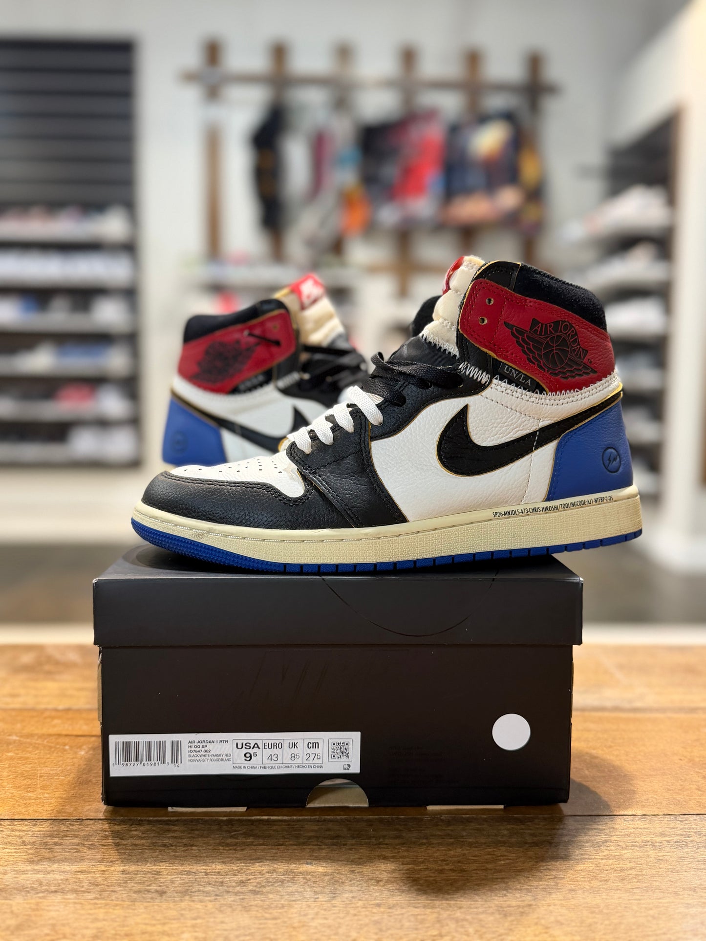 *USED* Jordan 1 Retro High OG SP Frag x Union