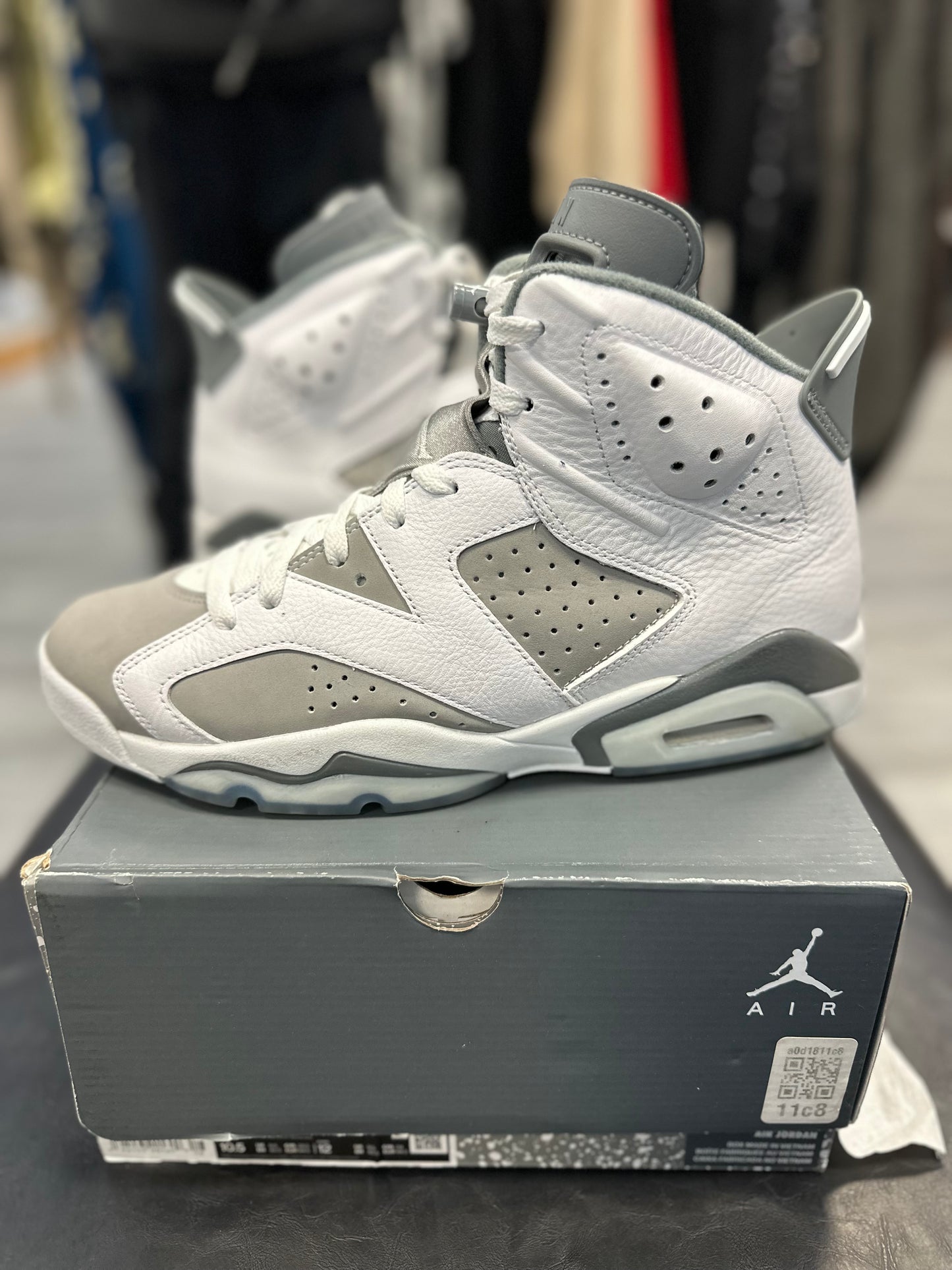 *USED* Jordan 6 Retro Cool Grey