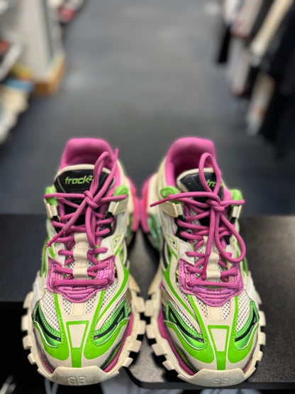 *USED* Balenciaga Track.2 Pink Green