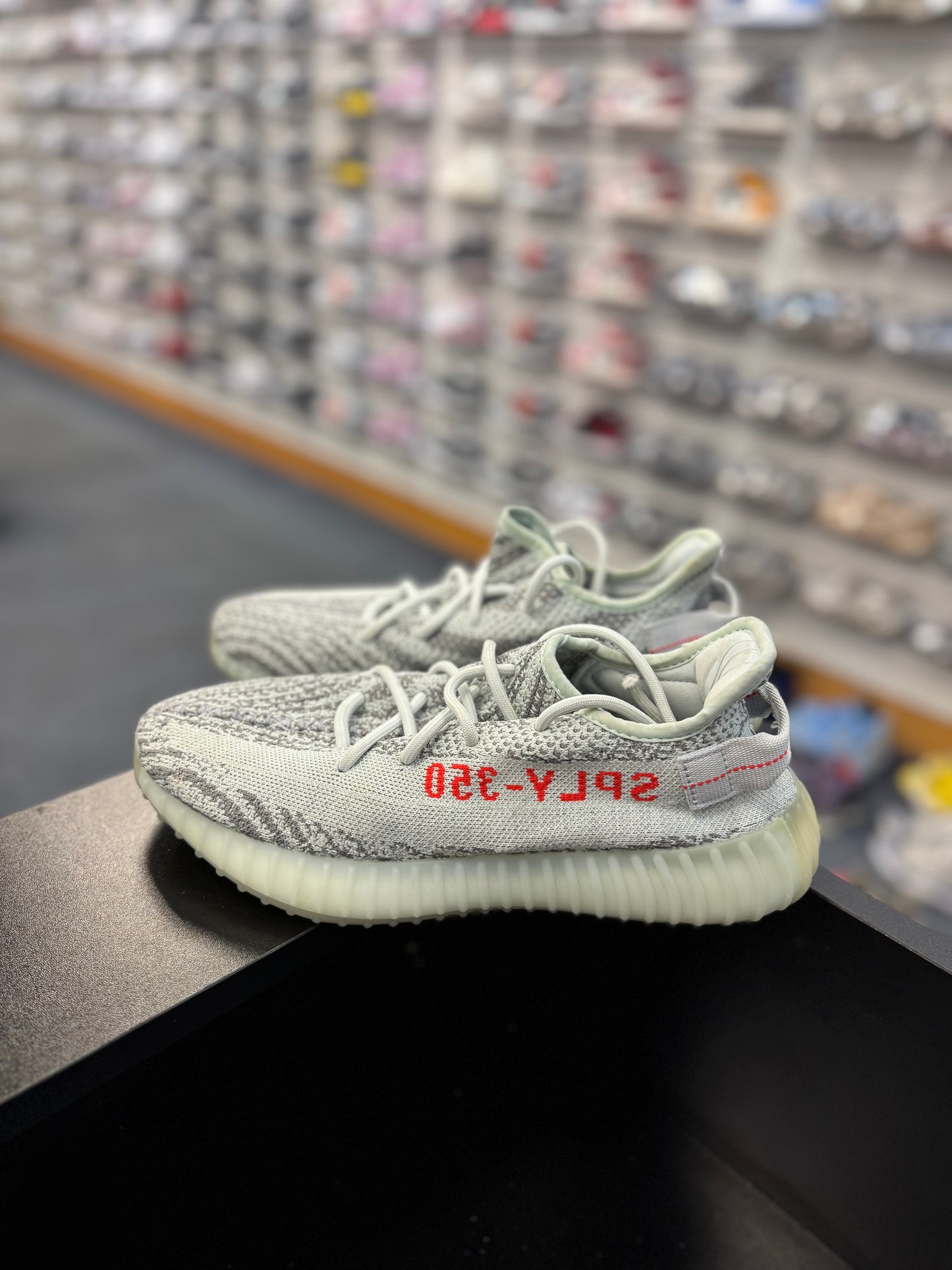 *USED* adidas Yeezy Boost 350 V2 Blue Tint