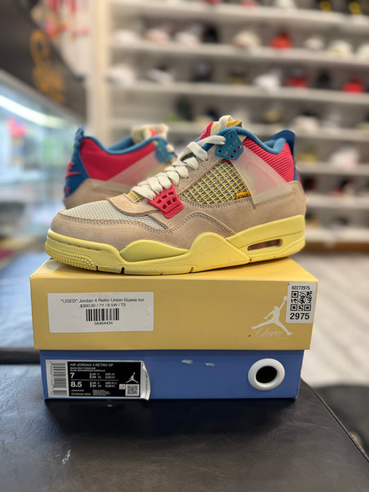 *USED* Jordan 4 Retro Union Guava Ice