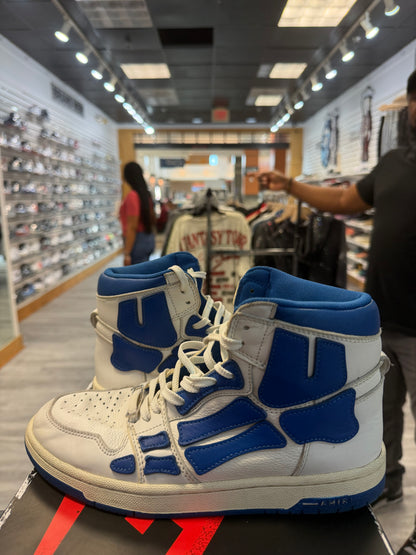 *USED*  Amiri Skeleton High Top Blue