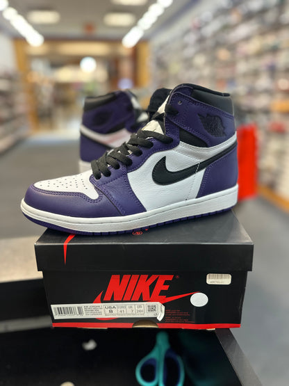 *USED* Jordan 1 Retro High Court Purple White