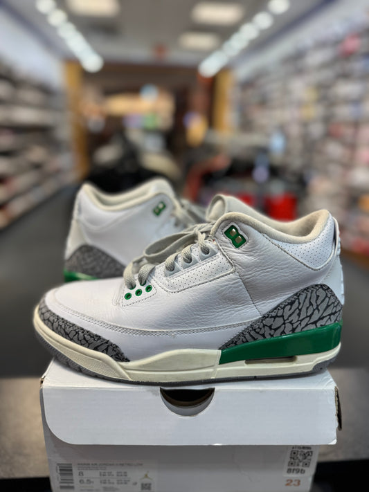 *USED* Jordan 3 Retro Lucky Green