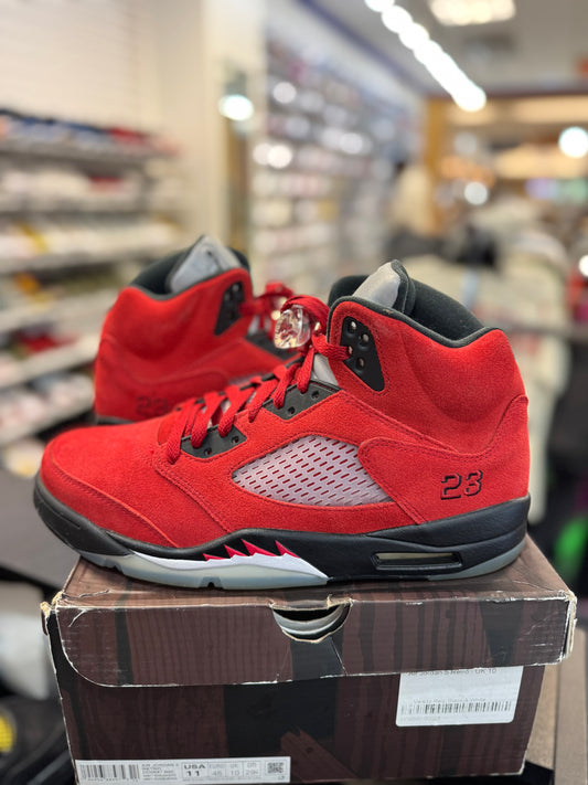 *USED* Jordan 5 Retro Raging Bull Red (2021)