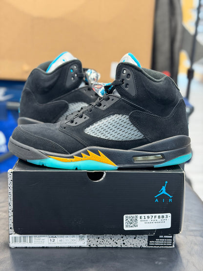 *USED* Jordan 5 Retro Aqua