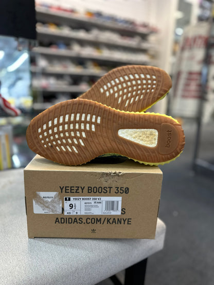*USED* adidas Yeezy 350 V2 Semi Frozen Yellow