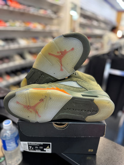 *USED* Jordan 5 Retro Olive (2024) (GS)