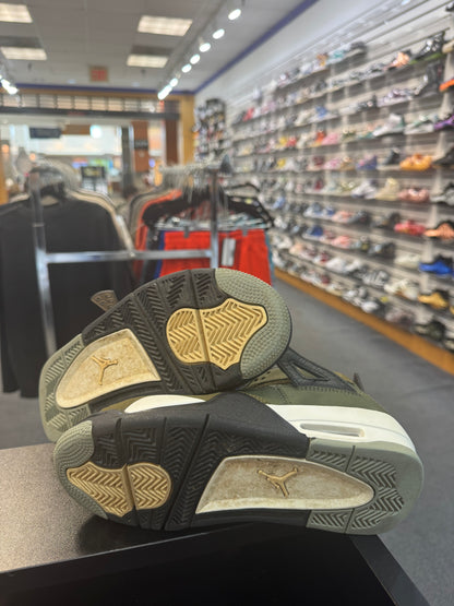 *USED* Jordan 4 Retro SE Craft Medium Olive (GS)