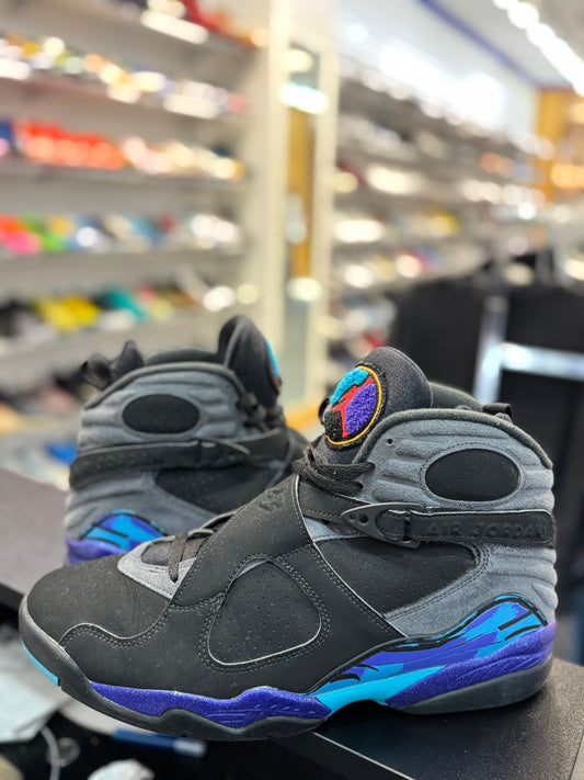 *USED* Jordan 8 Retro Aqua (2015)
