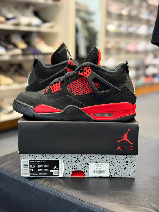 *USED* Jordan 4 Retro Red Thunder