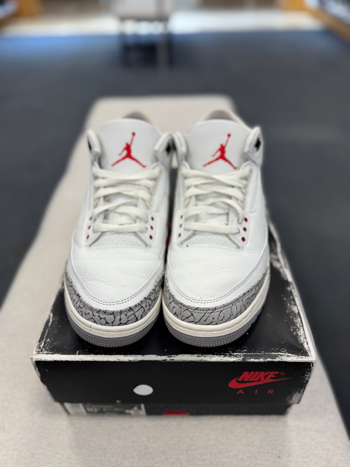 *USED* Jordan 3 Retro White Cement Reimagined