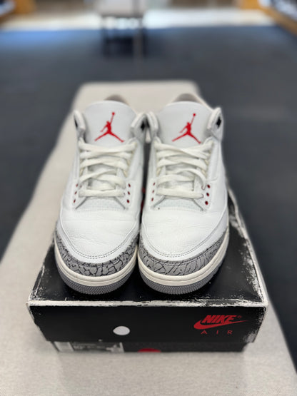 *USED* Jordan 3 Retro White Cement Reimagined