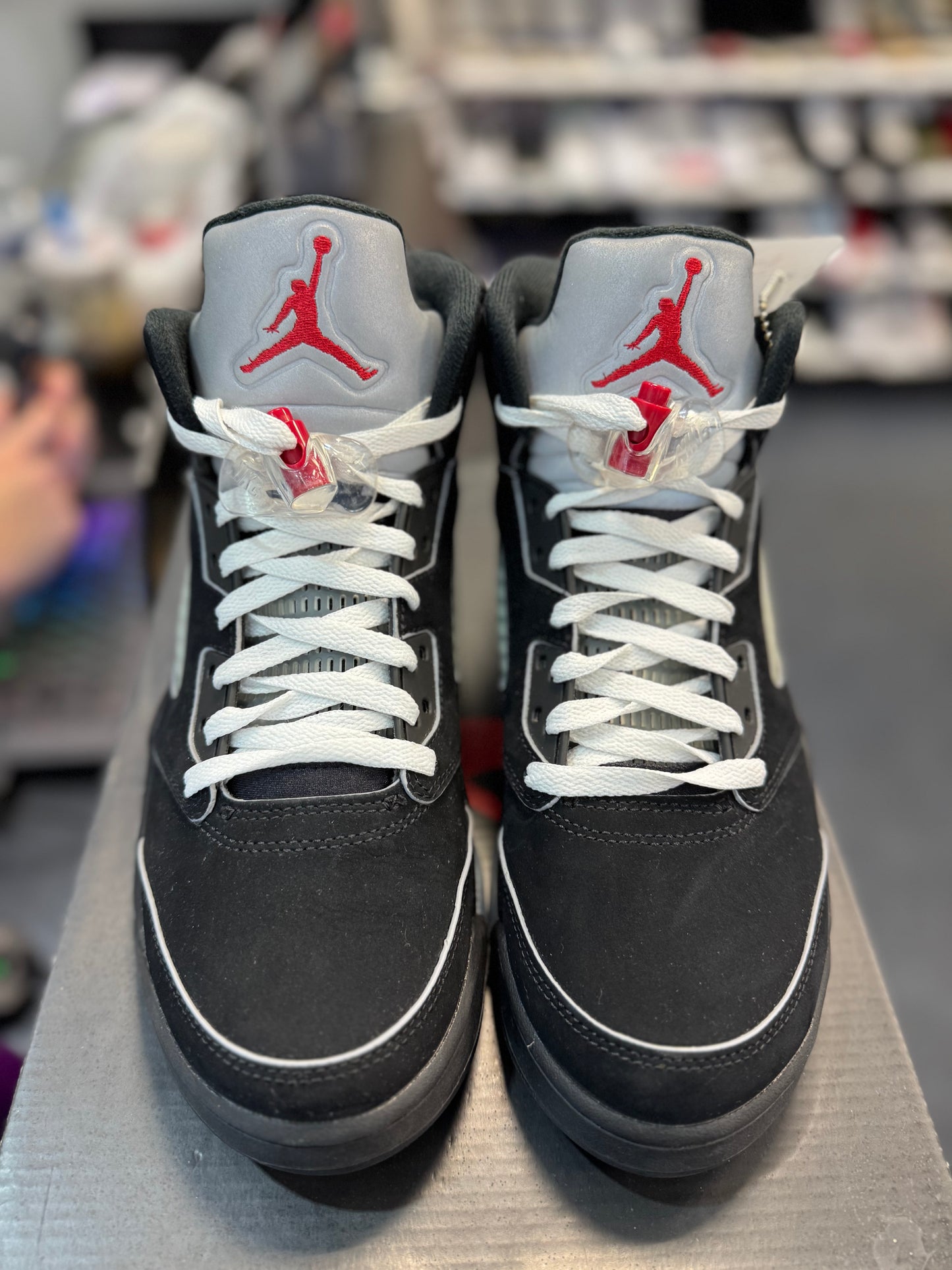 *USED* Jordan 5 Retro OG Black Metallic Reimagined