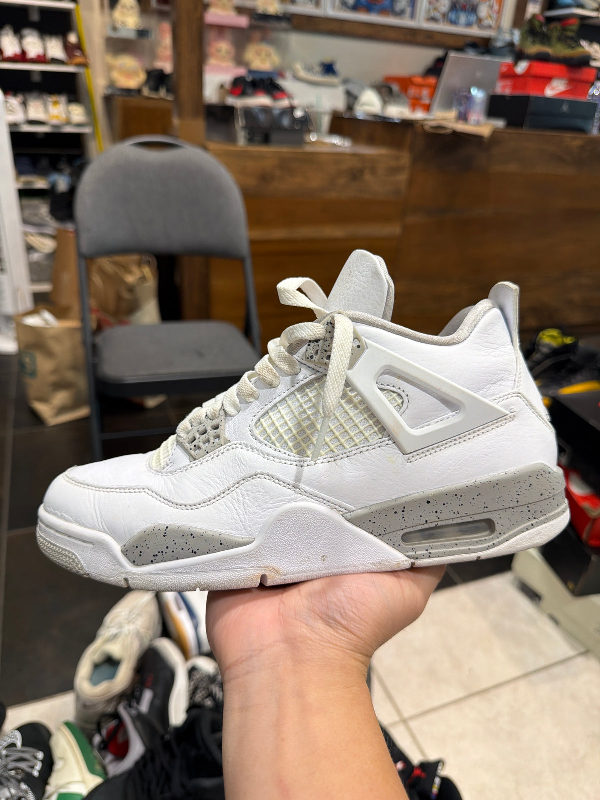 *USED* Jordan 4 Retro Oreo
