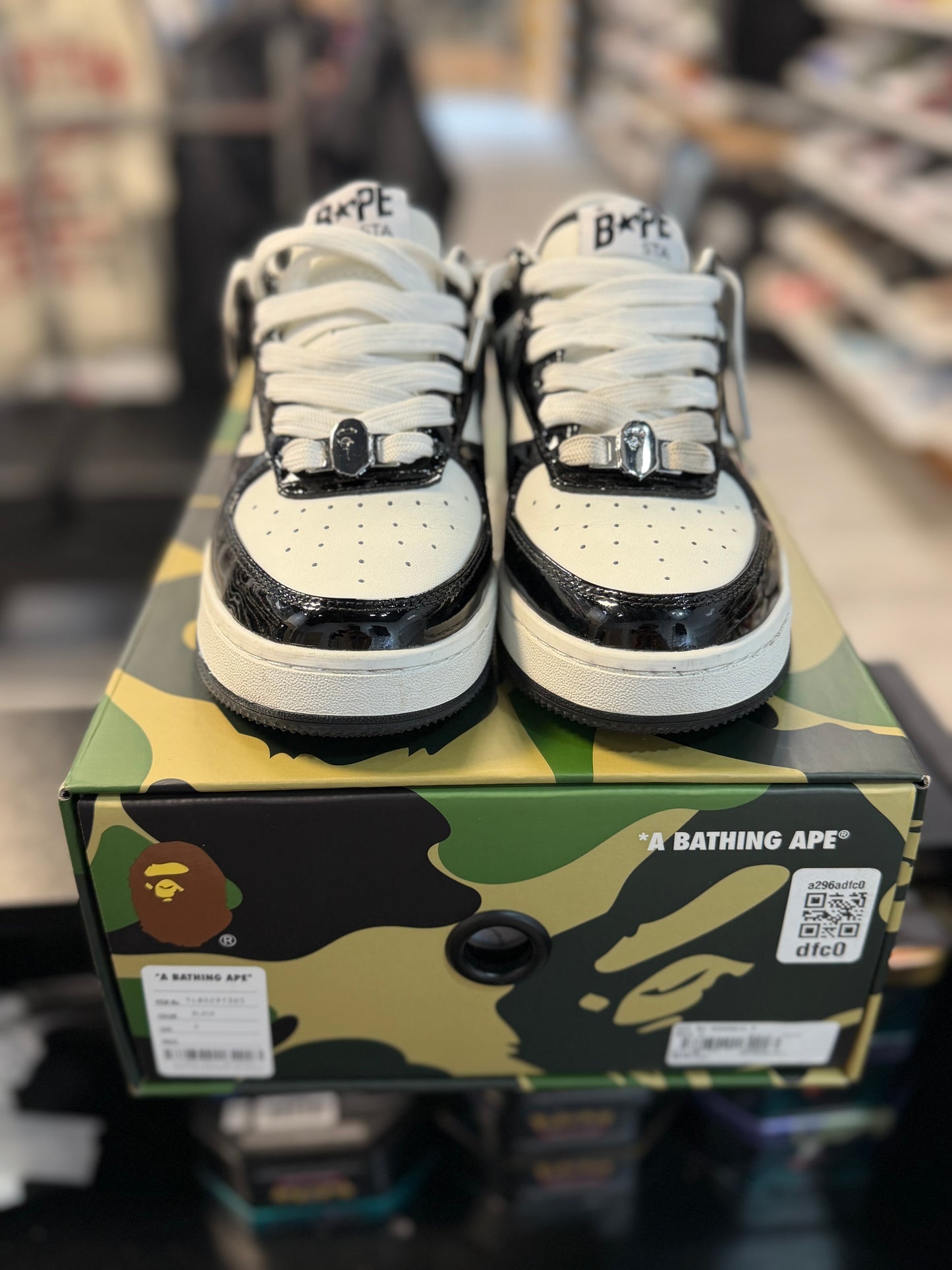 *USED* Bapesta Black/White