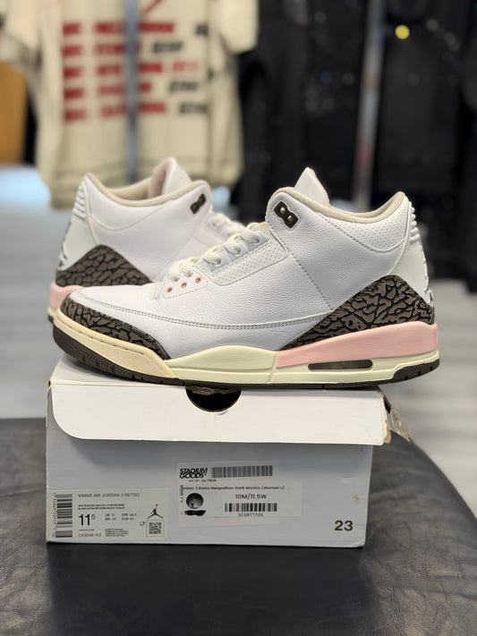 *USED* Jordan 3 Neapolitan Dark Mocha (W)