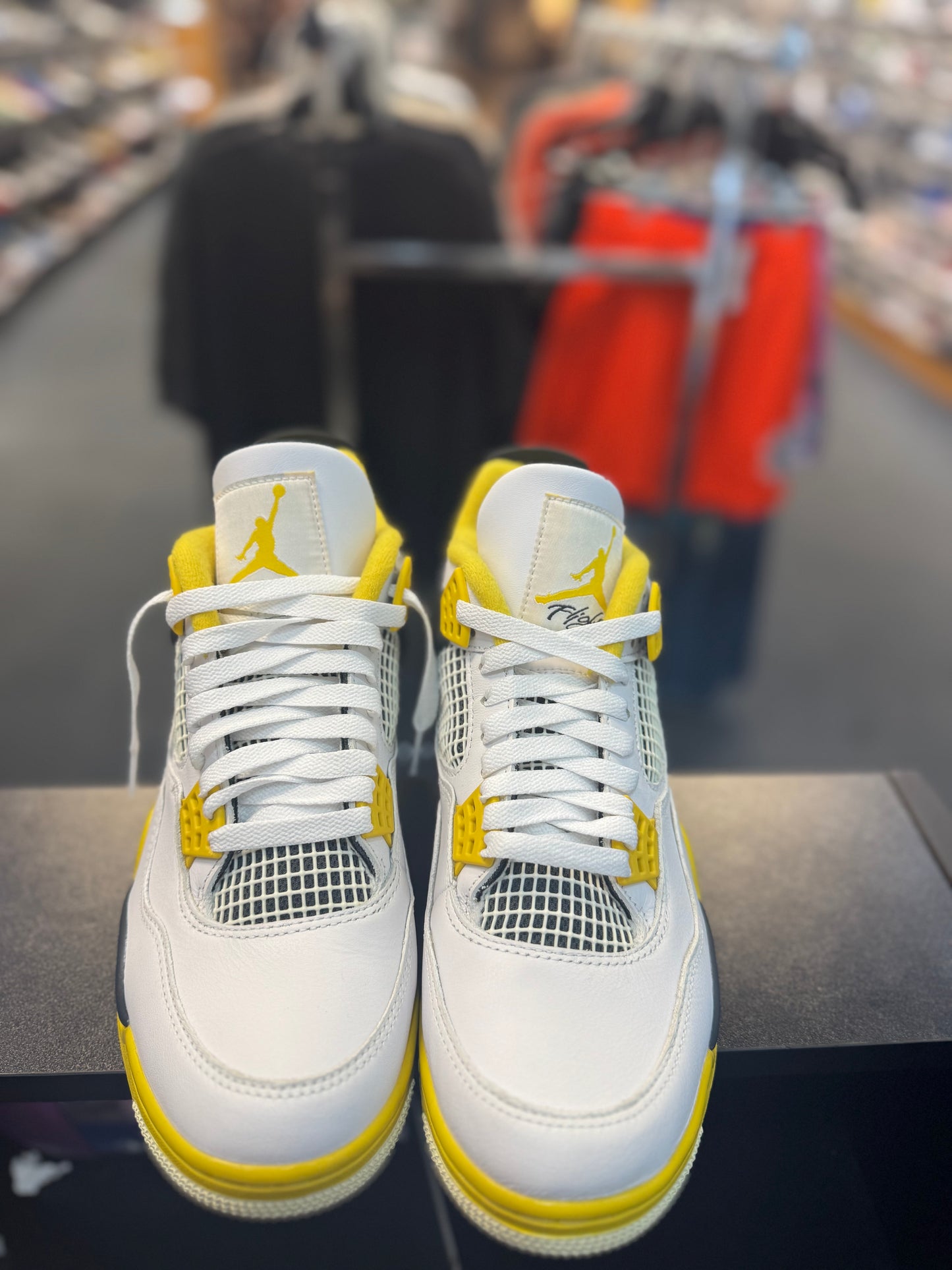 *USED* Jordan 4 Retro Vivid Sulfur (Women's)