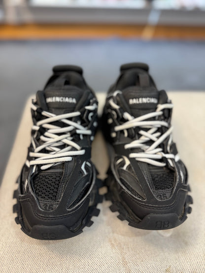 *USED* Balenci Track Runners Triple Black