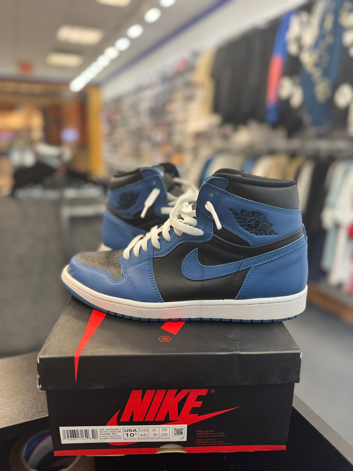 *USED* Jordan 1 Retro High OG Dark Marina Blue