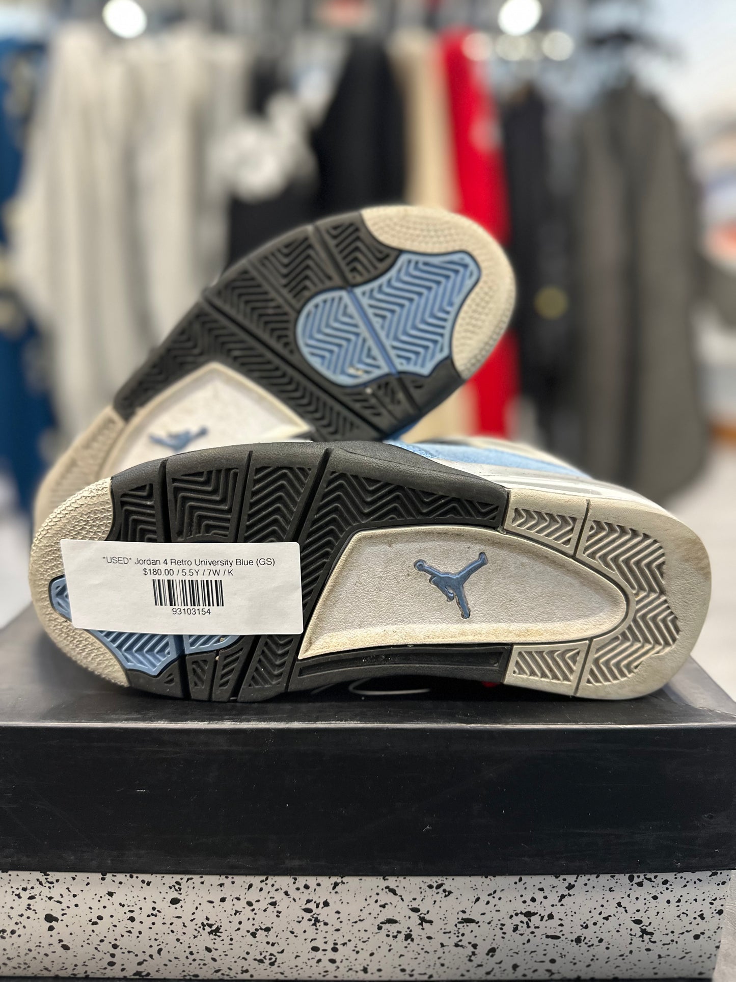 *USED* Jordan 4 Retro University Blue (GS)