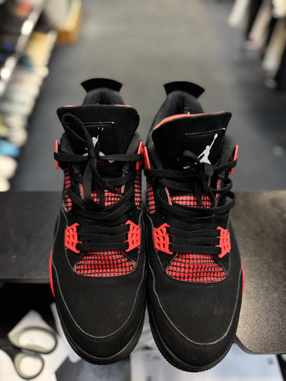 *USED* Jordan 4 Retro Red Thunder