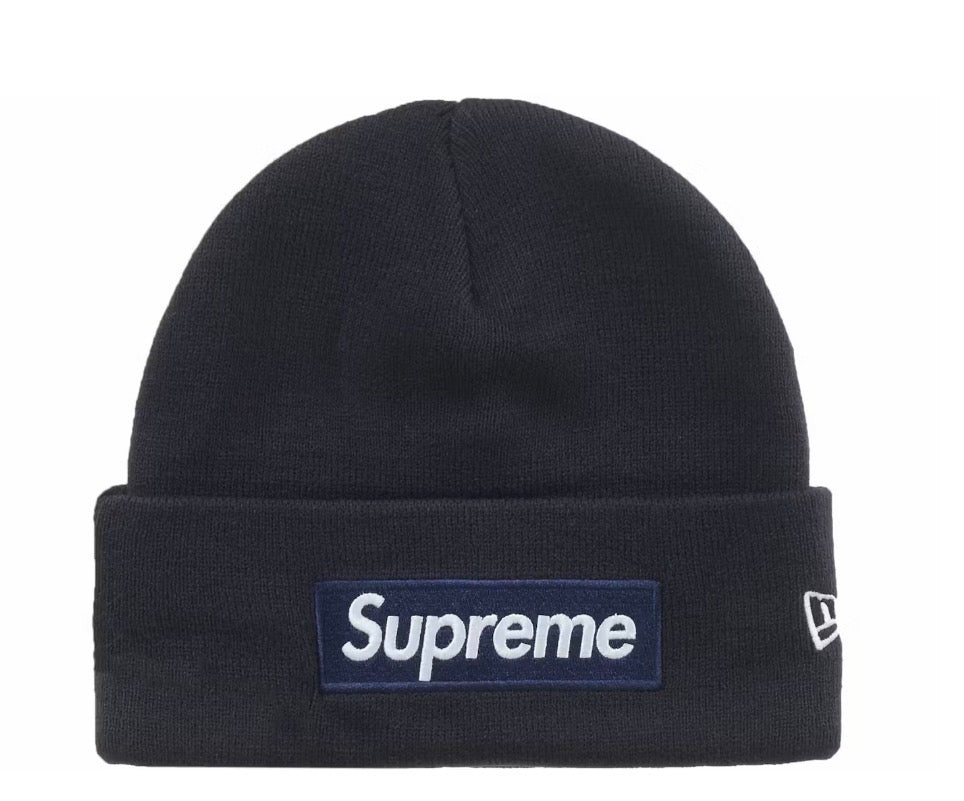 Supreme Box Logo Beanie (Navy)