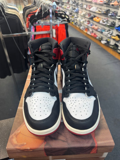 *USED*  Jordan 1 Retro High OG Black Toe Reimagined