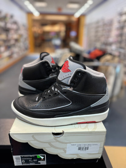 *USED* Jordan 2 Retro Black Cement