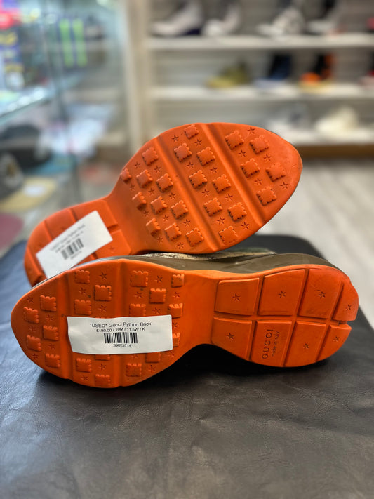 *USED* Gucci Python Brick