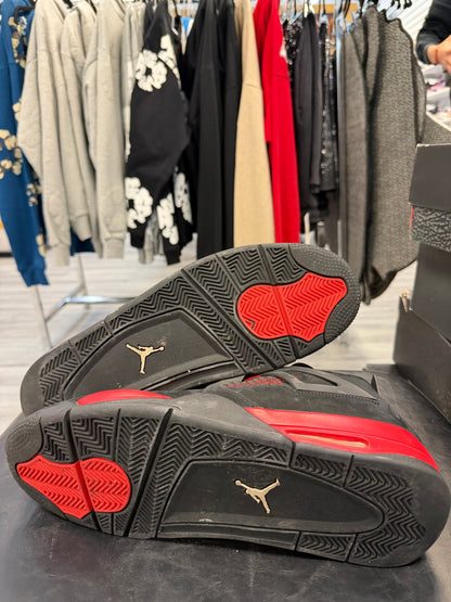 *USED* Jordan 4 Retro Red Thunder