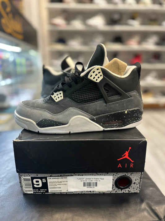 *USED* Jordan 4 Retro Fear