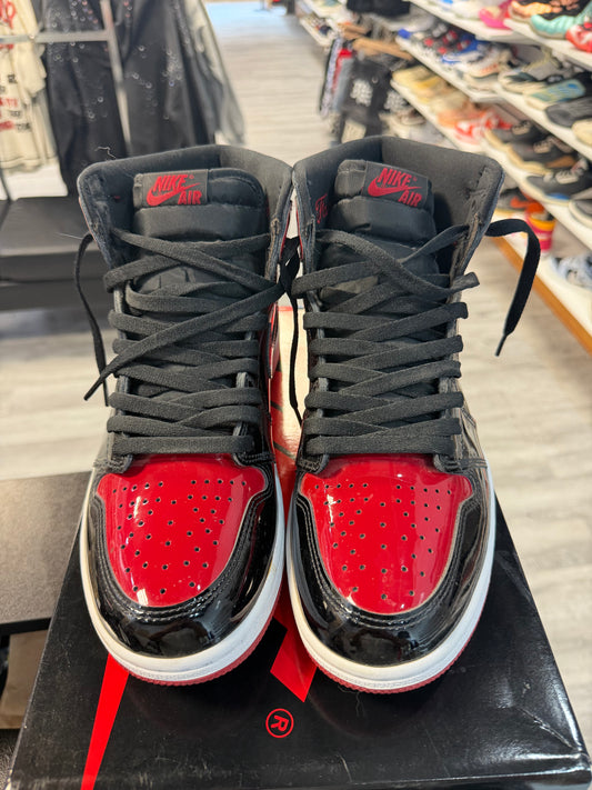 *USED* Jordan 1 Retro High OG Patent Bred
