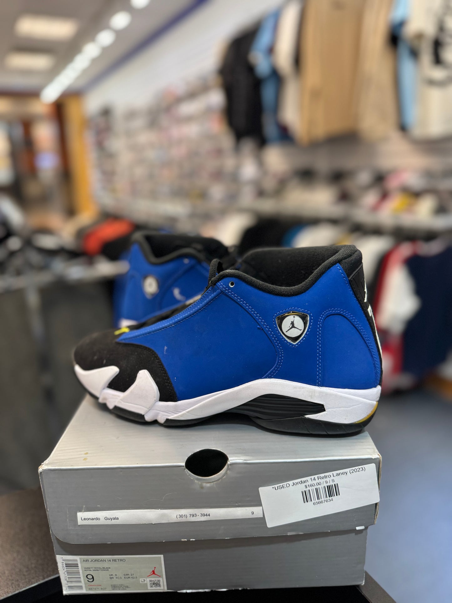 *USED* Jordan 14 Retro Laney (2023)