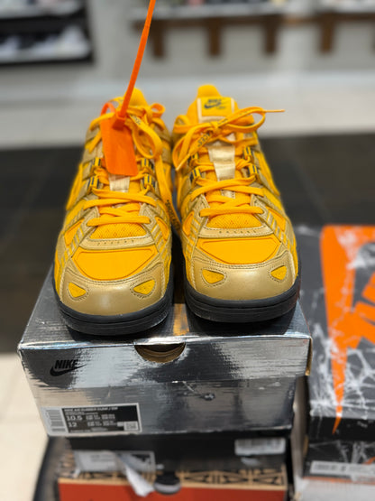 *USED* Nike Air Rubber Dunk Off-White University Gold