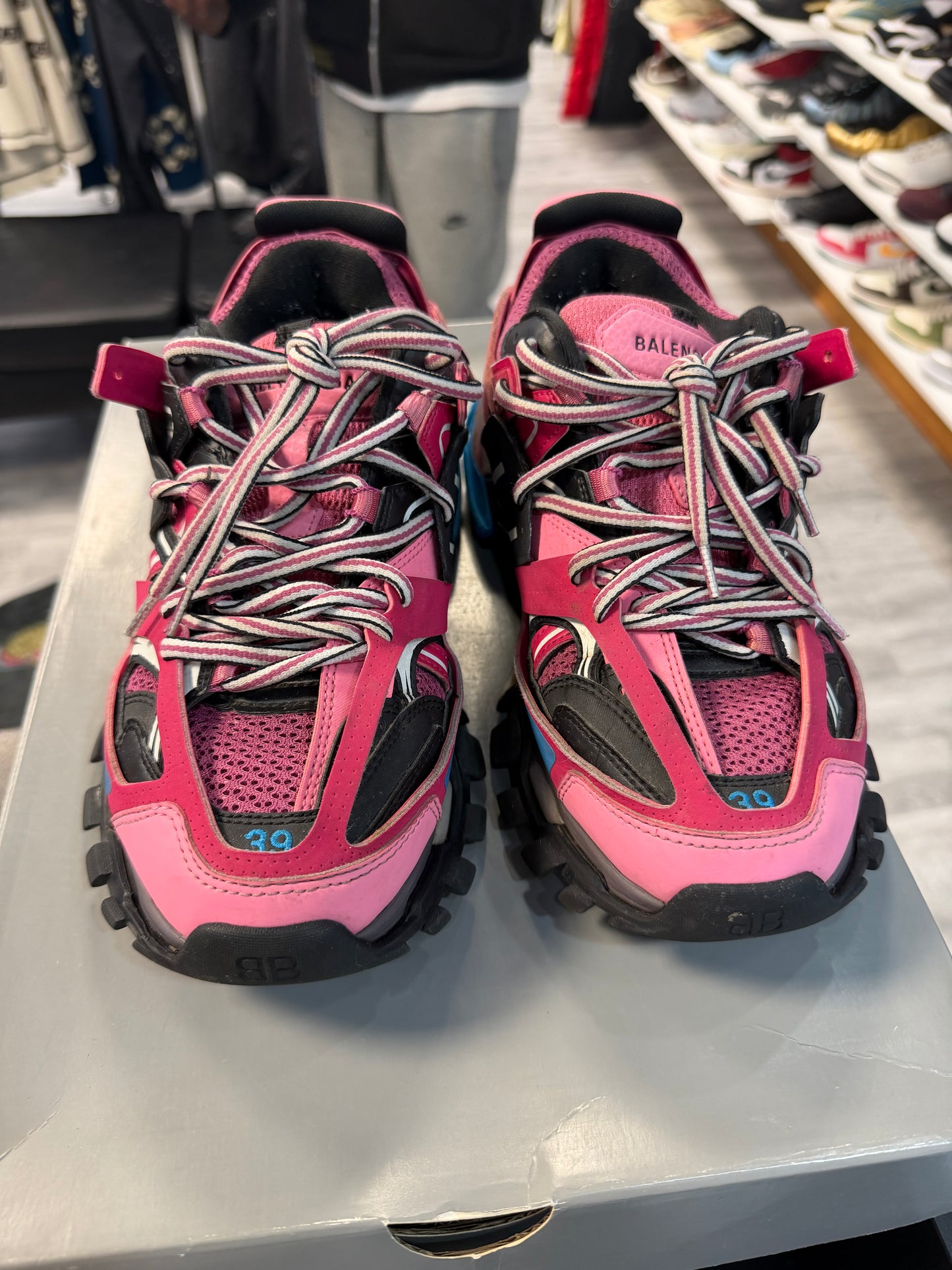 *USED* Balenciaga Track Pink Blue Fusion