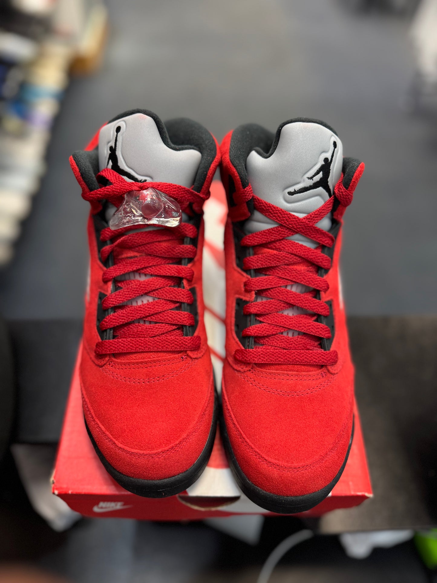 *USED* Jordan 5 Retro Raging Bull Red (2021) GS