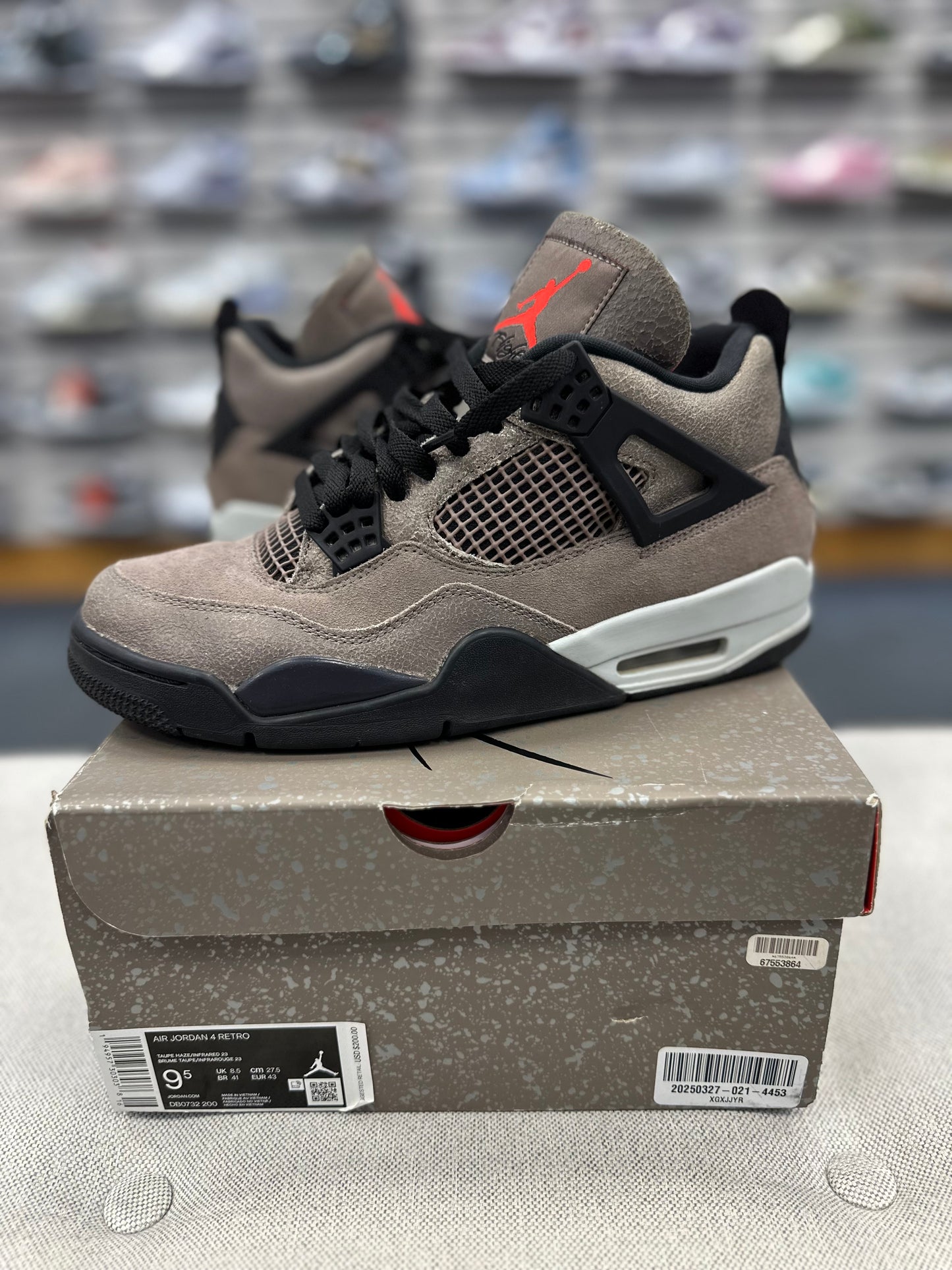 *USED* Jordan Retro 4 Taupe Haze