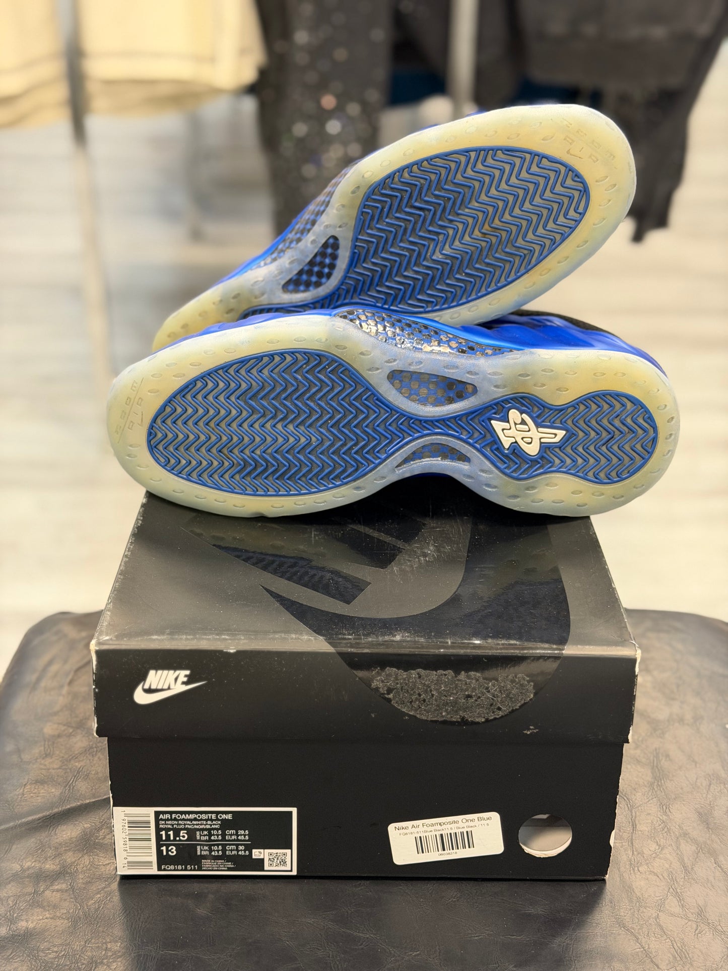 *USED* Nike Air Foamposite One Int Blue