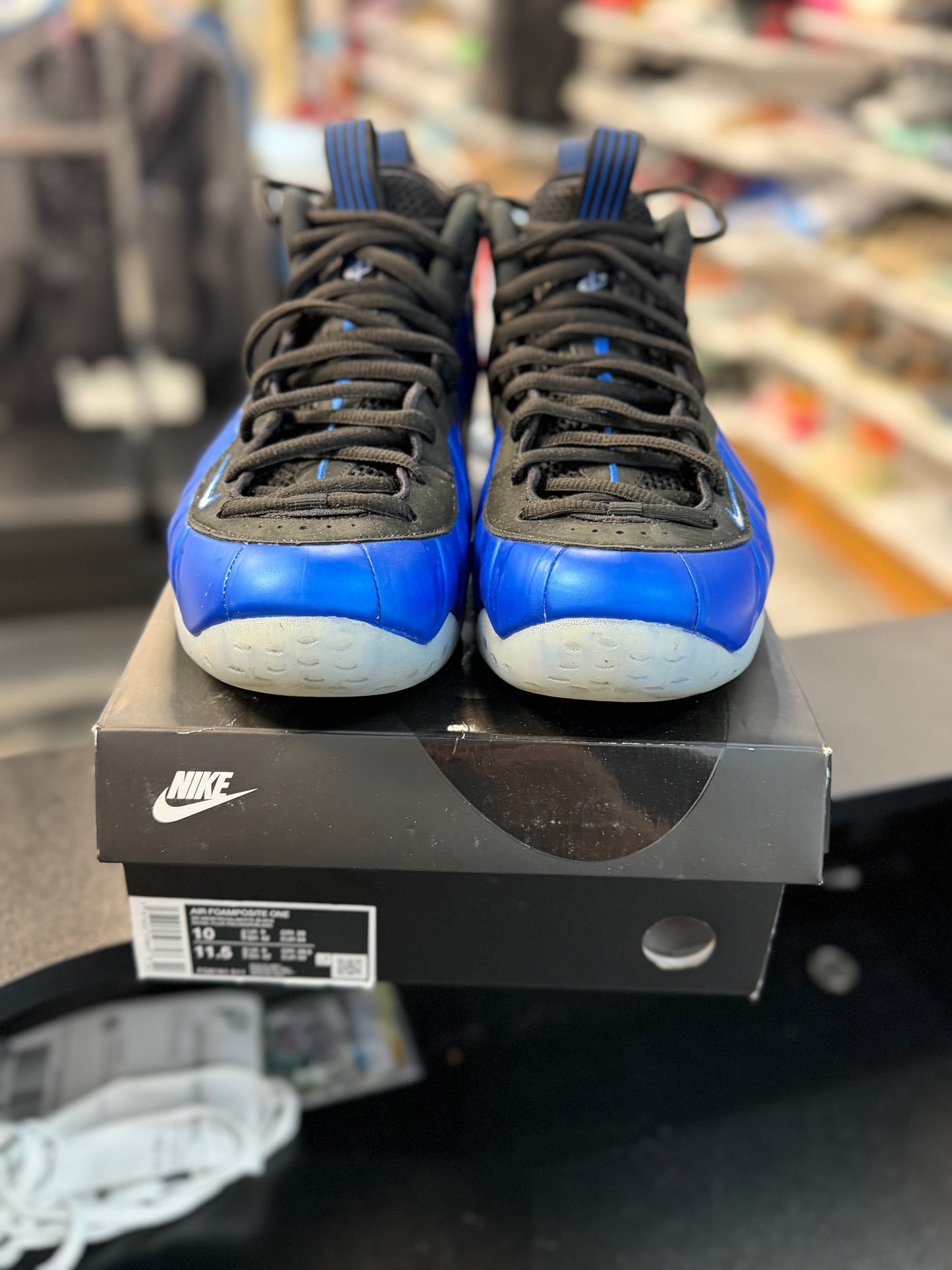 *USED* Nike Air Foamposite One Int Blue