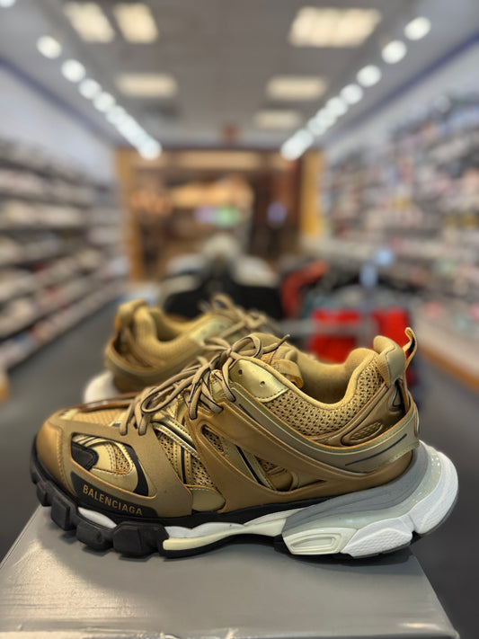 *USED* Balenciaga Track Gold Metallic