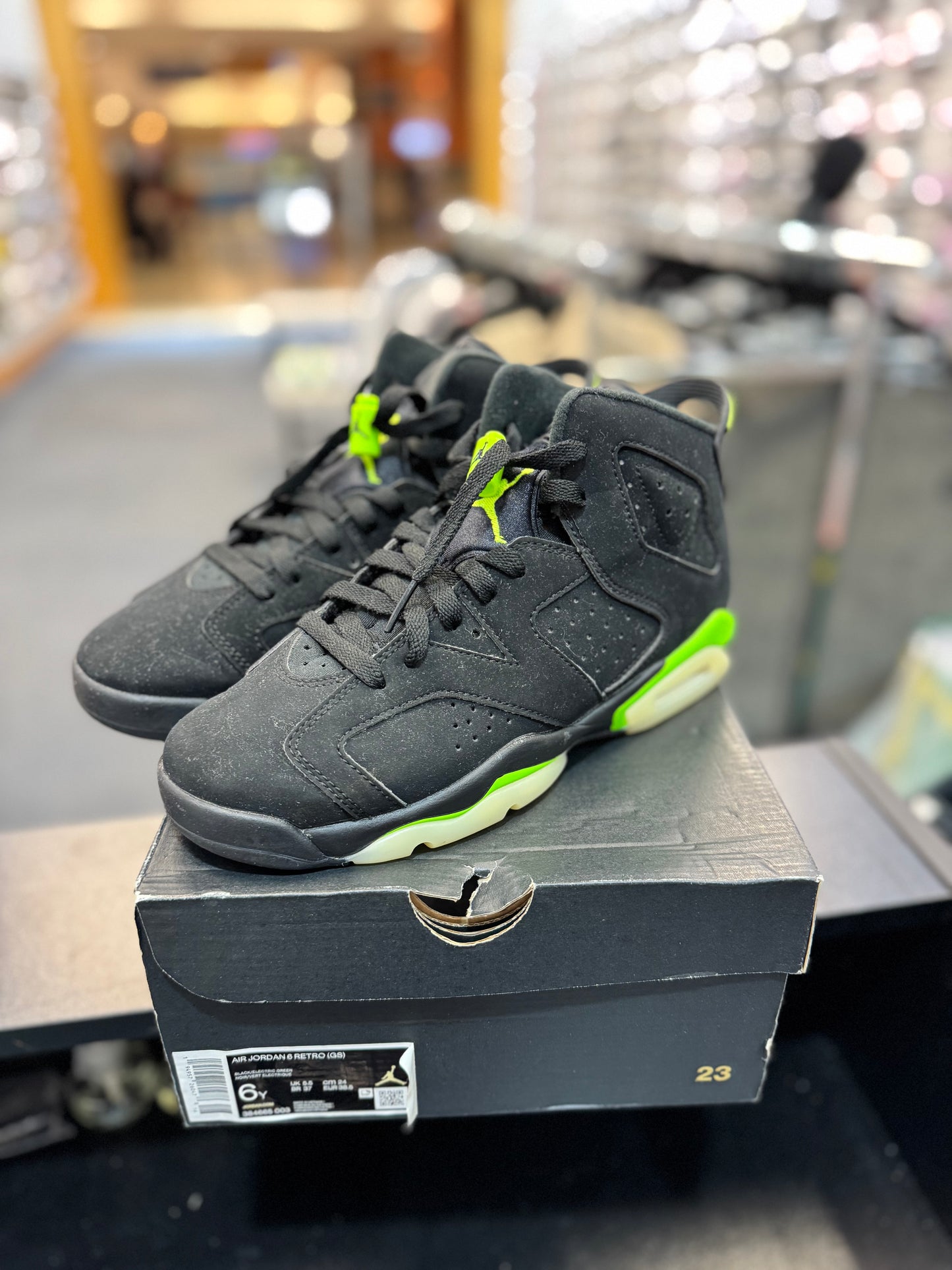*USED* Jordan 6 Retro Electric Green (DEAL)