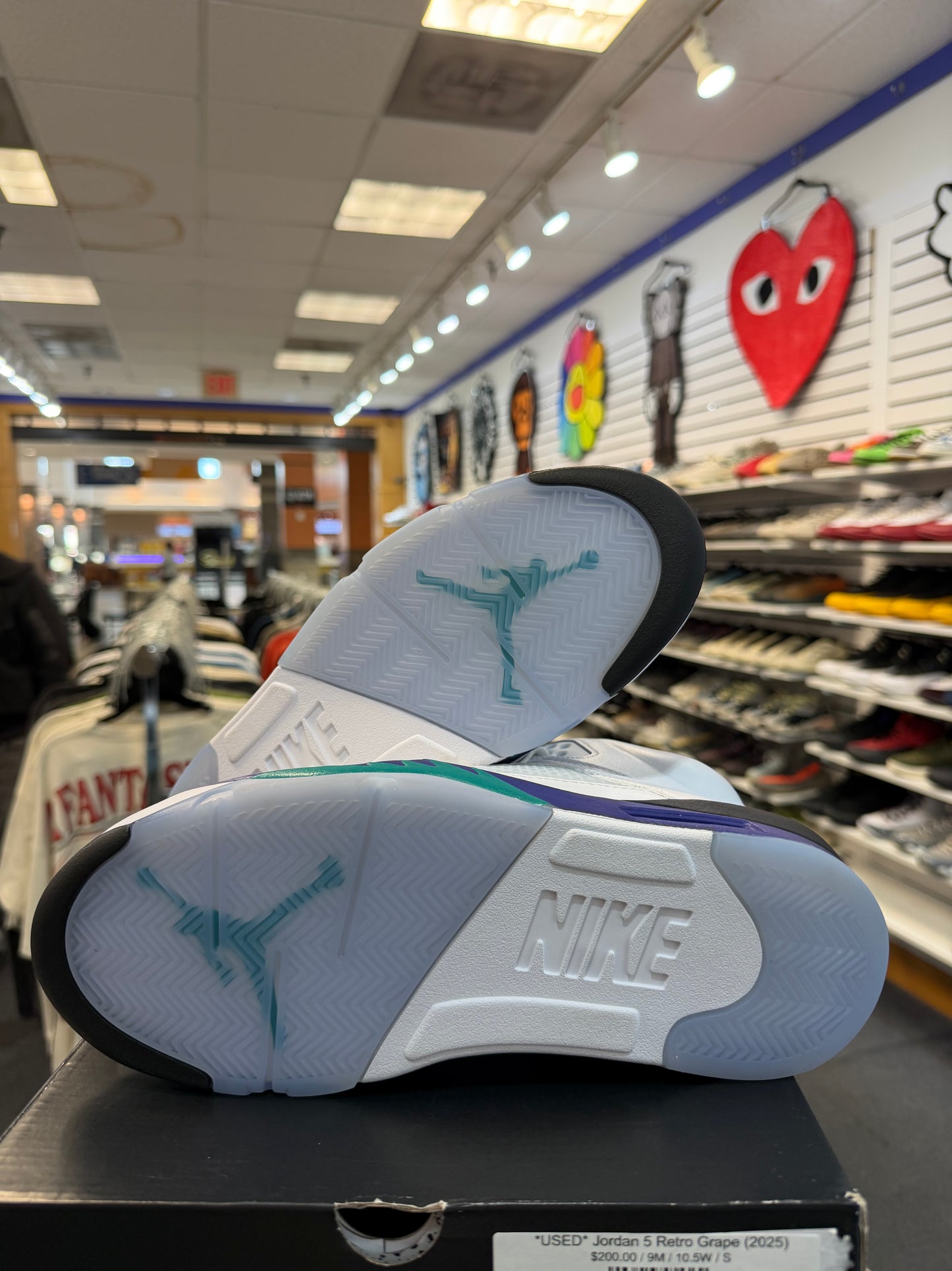 *USED* Jordan 5 Retro Grape (2025)