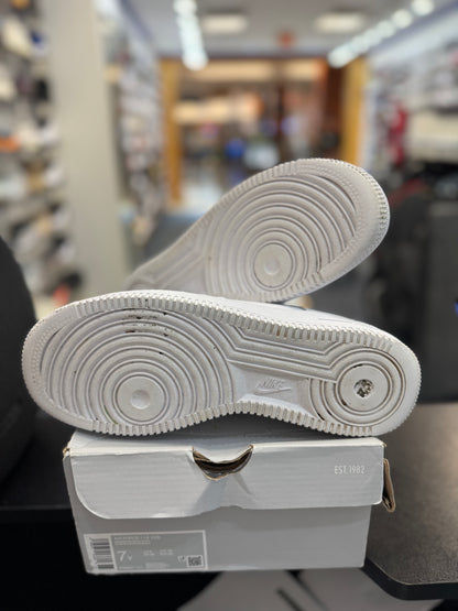 *USED* Nike Air Force 1 Low Triple White (GS)