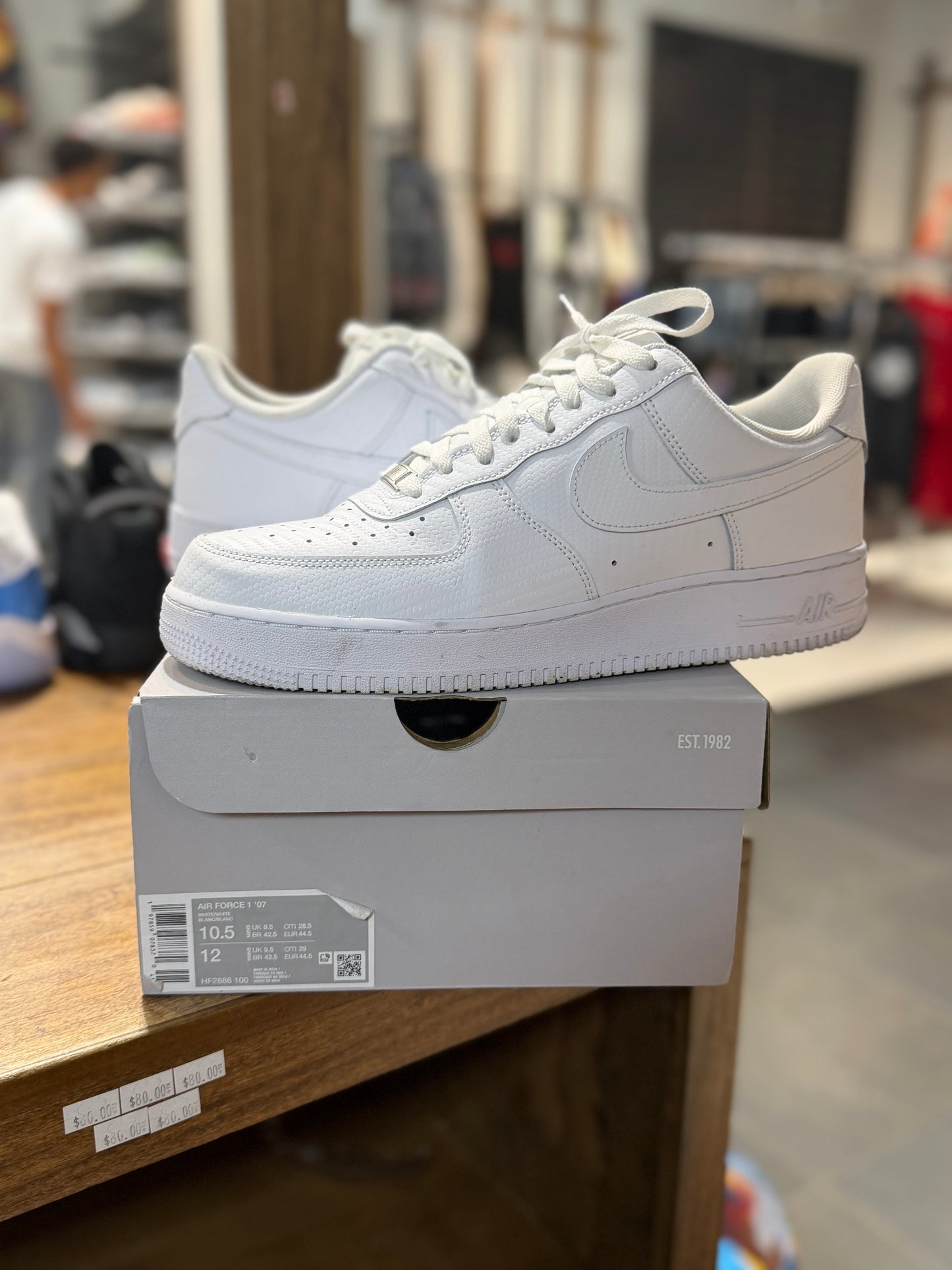 *USED* Nike Air Force 1 Low '07 White