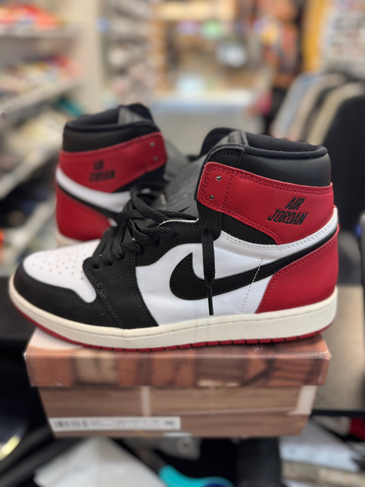 *USED* Jordan 1 Retro High OG Black Toe Reimagined