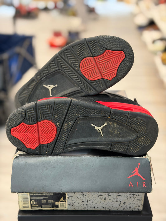 *USED* Jordan 4 Retro Red Thunder