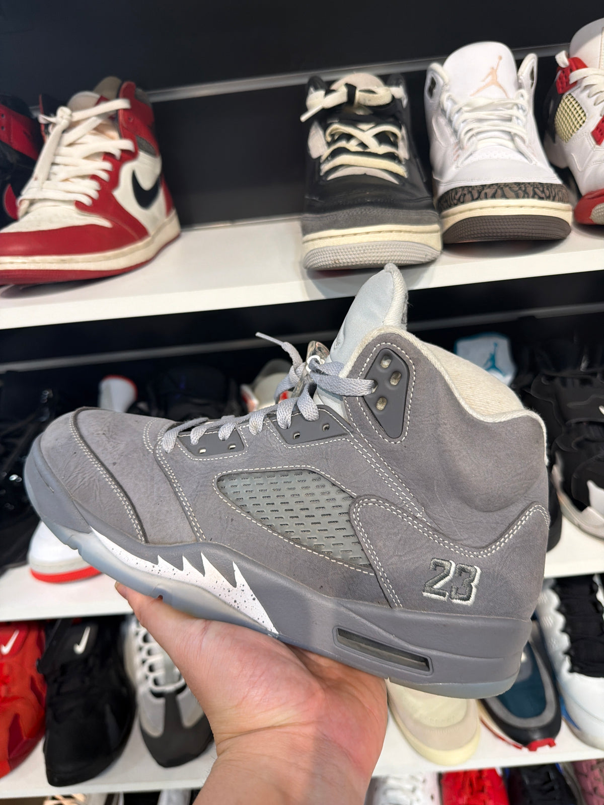 *USED* Jordan 5 Retro Wolf Grey