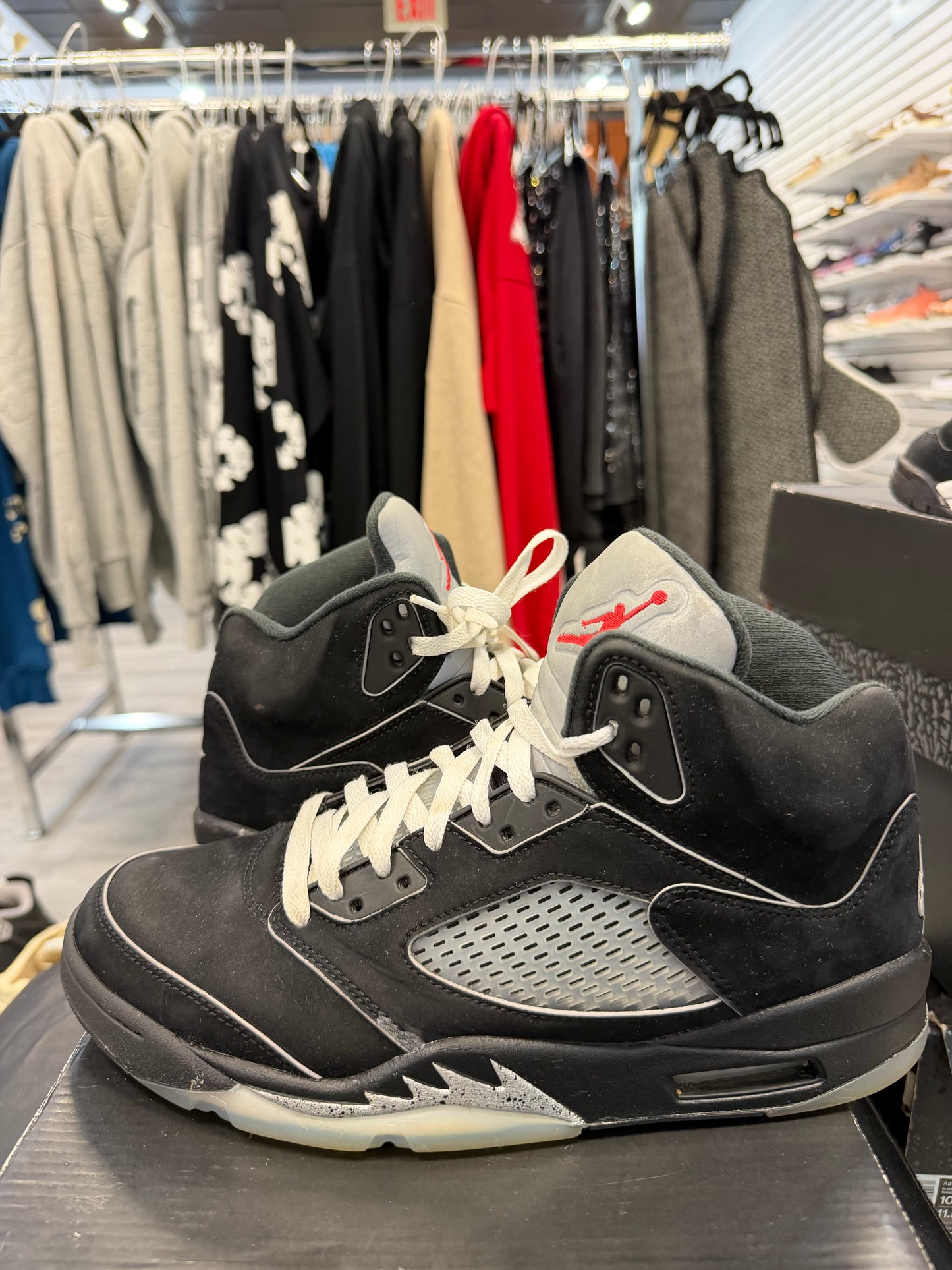 *USED* Jordan 5 Retro OG Black Metallic Reimagined