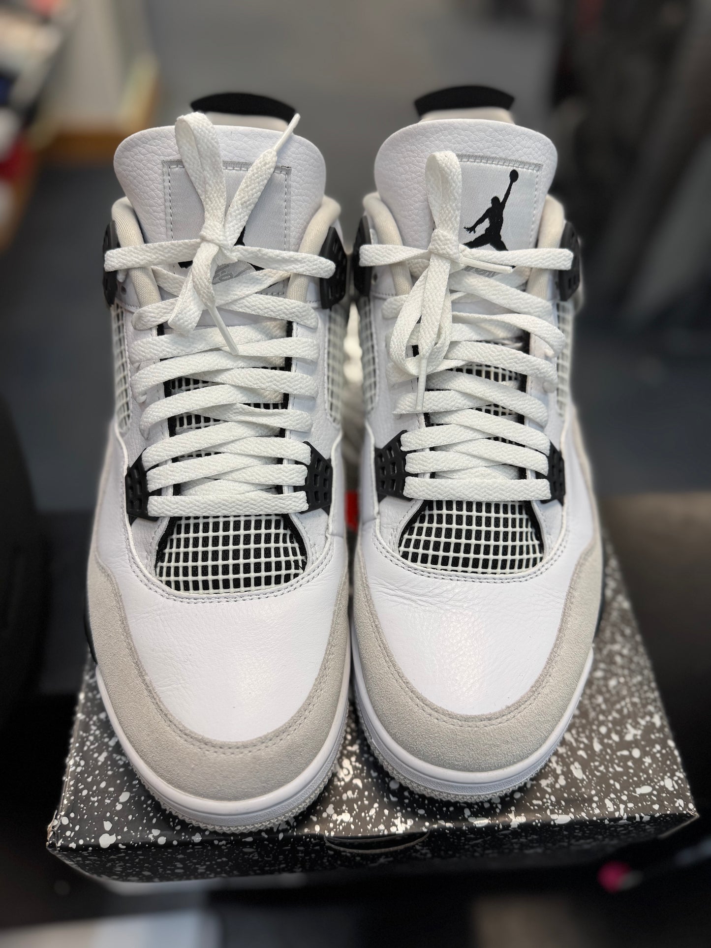 *USED* Jordan 4 Retro Military Black